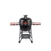 Kép 2/14 - Kamado4u EVO Greater kerámia grill fekete állványos