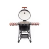 Kép 8/14 - Kamado4u EVO Greater kerámia grill fekete állványos