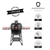 Kép 1/14 - Kamado4u EVO Greater D52 kerámia grill fekete állványos Classic