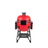 Kép 5/14 - Kamado4u EVO Greater kerámia grill piros állványos