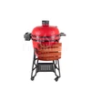 Kép 6/14 - Kamado4u EVO Greater kerámia grill piros állványos