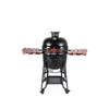 Kép 2/14 - Kamado4u EVO Meater kerámia grill fekete állványos