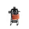 Kép 6/14 - Kamado4u EVO Meater kerámia grill fekete állványos