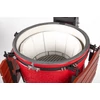 Kép 10/14 - Kamado4u EVO Meater kerámia grill piros állványos