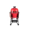 Kép 3/14 - Kamado4u EVO Meater kerámia grill piros állványos
