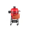 Kép 5/14 - Kamado4u EVO Meater kerámia grill piros állványos