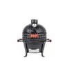 Kép 2/12 - Kamado4u EVO Traveller D34 kerámia grill fekete asztali