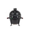 Kép 6/12 - Kamado4u EVO Traveller D34 kerámia grill fekete asztali
