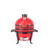 Kép 2/12 - Kamado4u EVO Traveller kerámia grill piros asztali
