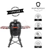 Kép 1/13 - Kamado4u NEO Meater D47 kerámia grill fekete állványos