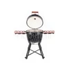 Kép 3/13 - Kamado4u NEO CLASSIC Greater kerámia grill fekete állványos