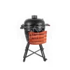 Kép 6/13 - Kamado4u NEO CLASSIC Greater kerámia grill fekete állványos