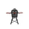 Kép 2/13 - Kamado4u NEO CLASSIC Meater kerámia grill fekete állványos