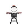 Kép 3/13 - Kamado4u NEO CLASSIC Meater kerámia grill fekete állványos