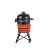 Kép 5/13 - Kamado4u NEO CLASSIC Meater kerámia grill fekete állványos