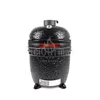 Kép 2/12 - Kamado4u NEO CLASSIC Meater kerámia grill fekete pultba építhető