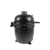 Kép 4/12 - Kamado4u NEO CLASSIC Meater kerámia grill fekete pultba építhető