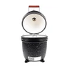 Kép 7/12 - Kamado4u NEO CLASSIC Meater kerámia grill fekete pultba építhető