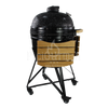 Kép 4/5 - Kamado4u Kerámia grill D50 fekete állványos Pecan Modell