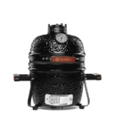 Kép 1/5 - Kamado4u Mini D27 kerámia grill fekete asztali kivitel Classic Modell
