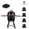 Kép 1/13 - Kamado4u Meater D47 kerámia grill fekete állványos kivitel Classic Modell