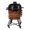 Kép 8/14 - Kamado4u Greater D52 kerámia grill fekete állványos kivitel Classic Modell