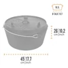 Kép 3/5 - Petromax Dutch Oven ft18 lábak nélkül/lapos fenék