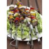 Kép 3/3 - Steven Raichlen BBQ accessories Stainless Kebab Rack with 6 Skewers Set