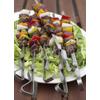 Kép 3/3 - Steven Raichlen BBQ accessories Stainless Kebab Rack with 6 Skewers Set