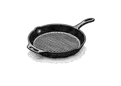 Öntöttvas Edények, Serpenyők