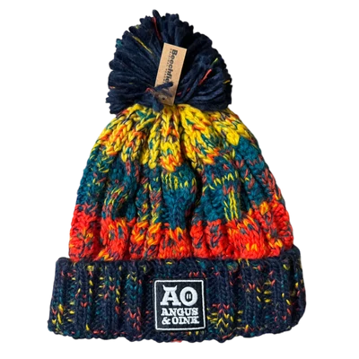 Angus & Oink Beanie (Sárga, Zöld, Piros)