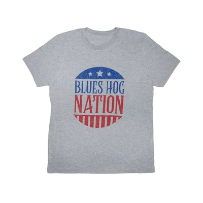 Blues Hog Nation Grey T-shirt M