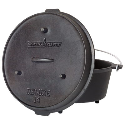 Camp Chef Deluxe öntöttvas edény 36cm / 11.35L