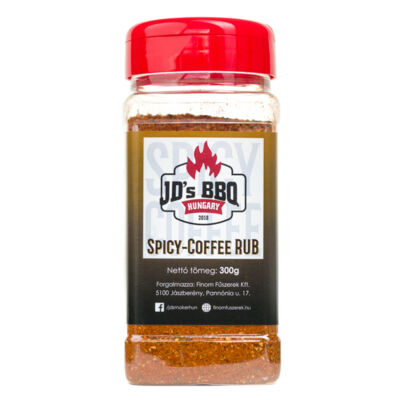 JD`s BBQ Hungary Spicy Coffee Rub 300 g szóródobozban