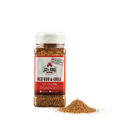 JD's BBQ Hungary Red Rub &amp; Grill 300g szóródobozban