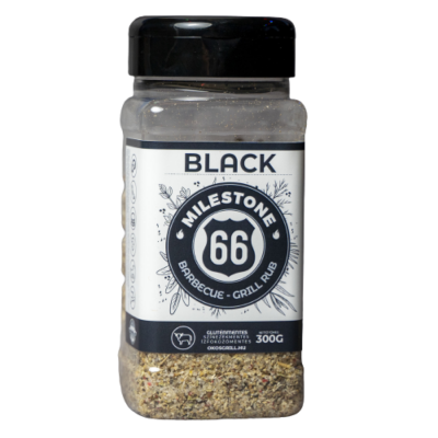 Milestone66 BBQ-Grill Rub Black 300g