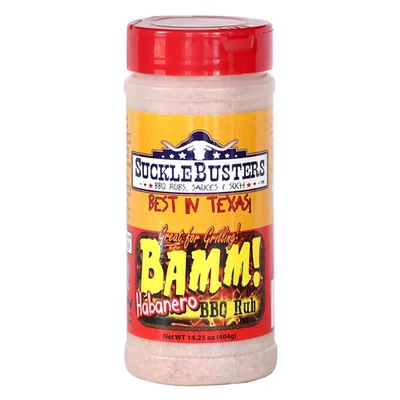 Sucklebusters BAMM! Habanero BBQ fűszerkeverék 404g-14,25oz Sucklebusters BAMM! Habanero BBQ fűszerkeverék 404g-14,25oz