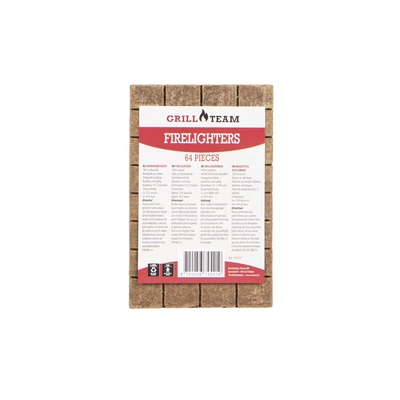 GrillTeam Firelighters (64 pieces)