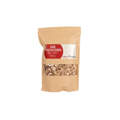 GrillTeam Oak woodchips - FSC 100%