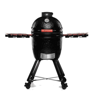 Kamado4u Family D38 kerámia grill fekete állványos kivitel Classic Modell