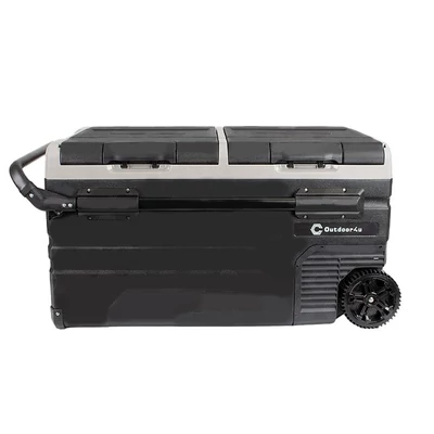 Autós kétzónás kompresszoros hütőláda 75 liter 12/24/220V