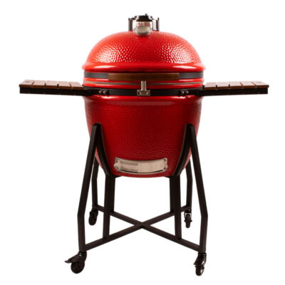 PGM Outdoor kerámia grill D51 piros állványos