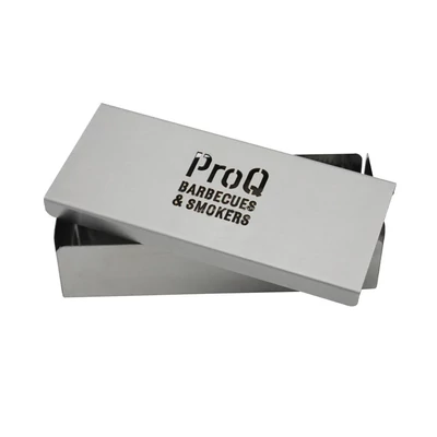 ProQ faforgács füstölő doboz - rozsdamentes acél