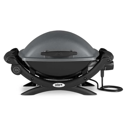 Weber Q 1400 sötétszürke oldalasztal nélkül