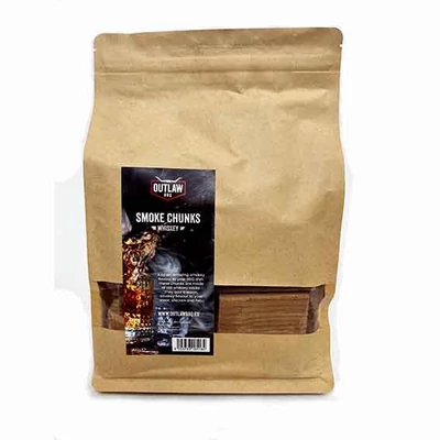 Outlaw BBQ Whiskey Chunks 1200g