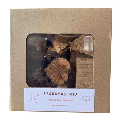 Wood2smoke Szárnyas Mix füstölőfa 1,2 kg