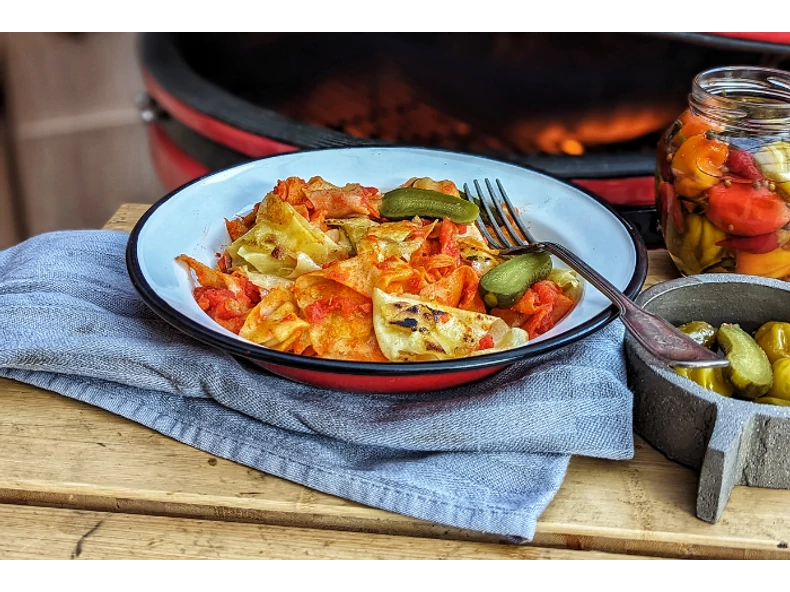 Grill krumplis tészta