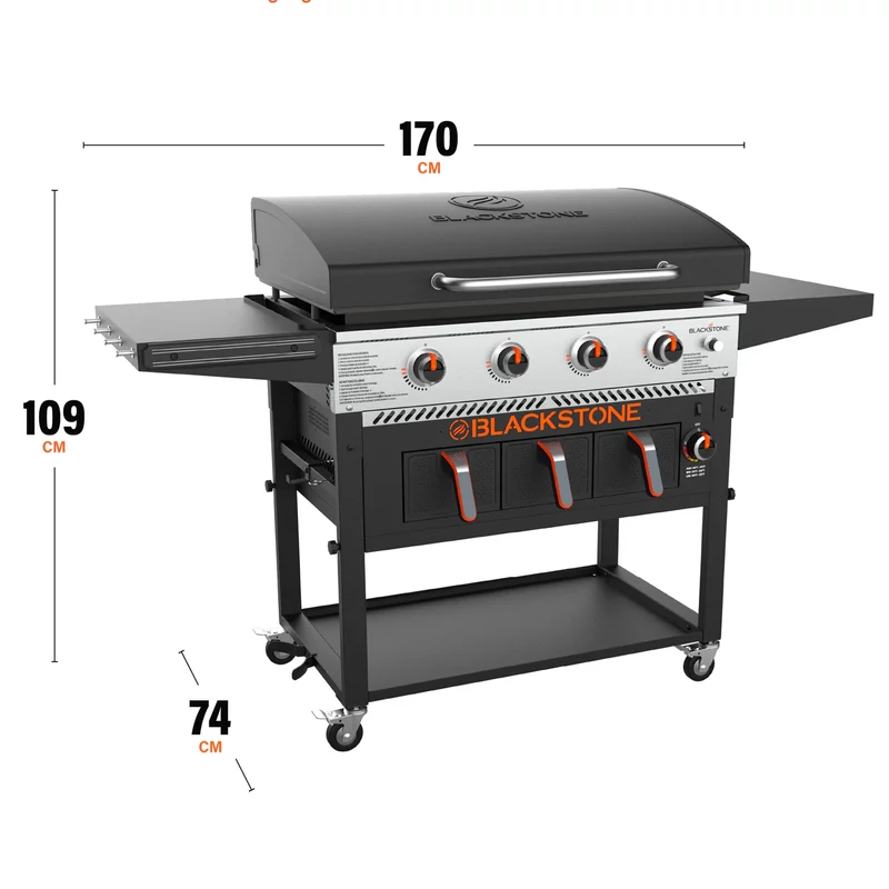 Blackstone 36&quot;-os gázgrill / Air Fryer-rel