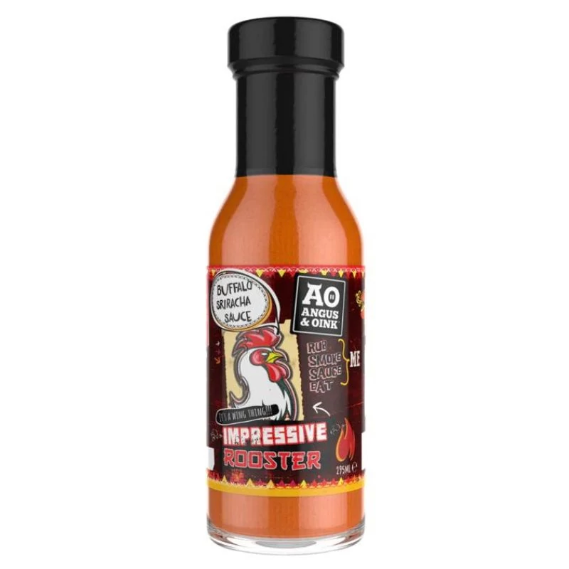 Angus &amp; Oink Impressive Rooster Buffalo Sriracha