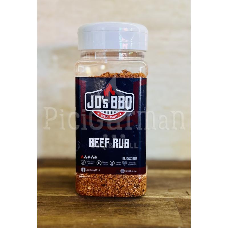 JD`s BBQ Hungary Beef Rub 300g szóródobozban